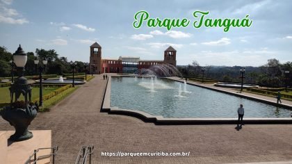 Foto da frente do parque tanguá