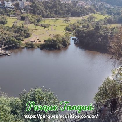 Foto tirada do mirante do parque tanguá em Curitiba