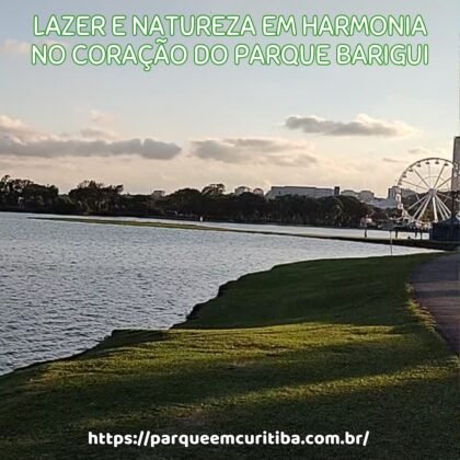 Lazer e natureza em harmonia no coração do Parque Barigui Lazer e natureza em harmonia no coração do Parque Barigui